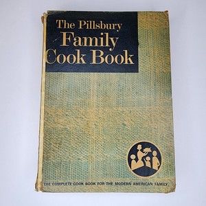 Vintage The Pillsbury Family Cookbook Recipe Book 1963 Hardcover - NOT Binder